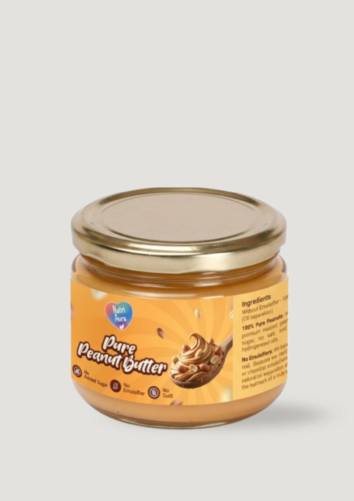 NutriAura Pure Peanut Butter