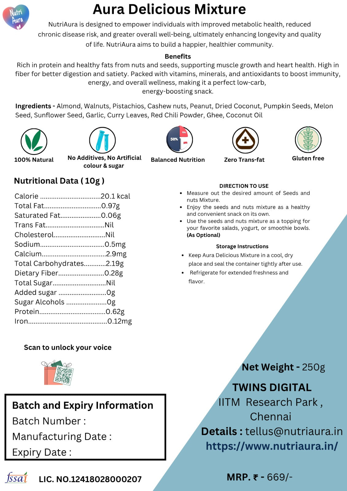 Aura Delicious Mixture - NutriAura