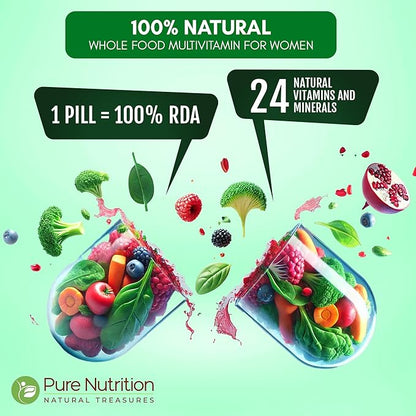 Pure Nutrition Whole Food Multivitamin for Women |90 Tabs