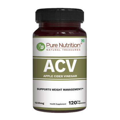 Pure Nutrition Apple Cider Vinegar Capsules | 120 Veg Capsules