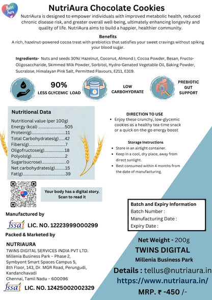 NutriAura Chocolate Cookies