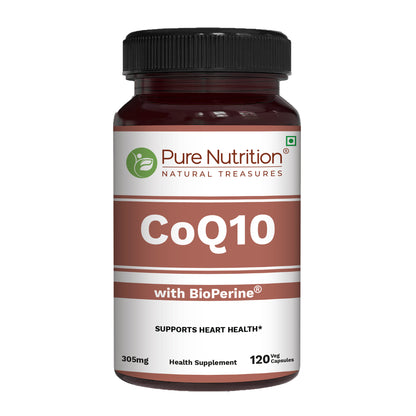 Pure Nutrition CoQ10 Complex with BioPerine® | 120 Veg Capsules