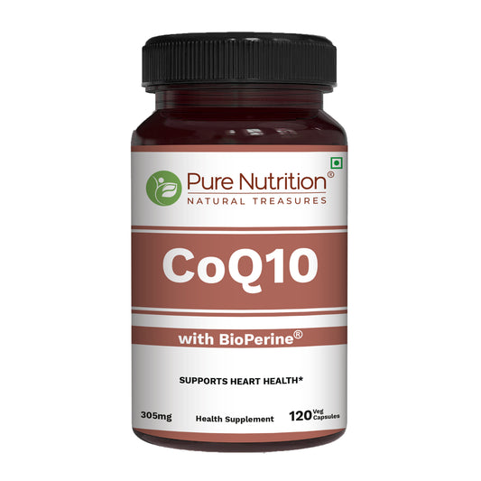 Pure Nutrition CoQ10 Complex with BioPerine® | 120 Veg Capsules