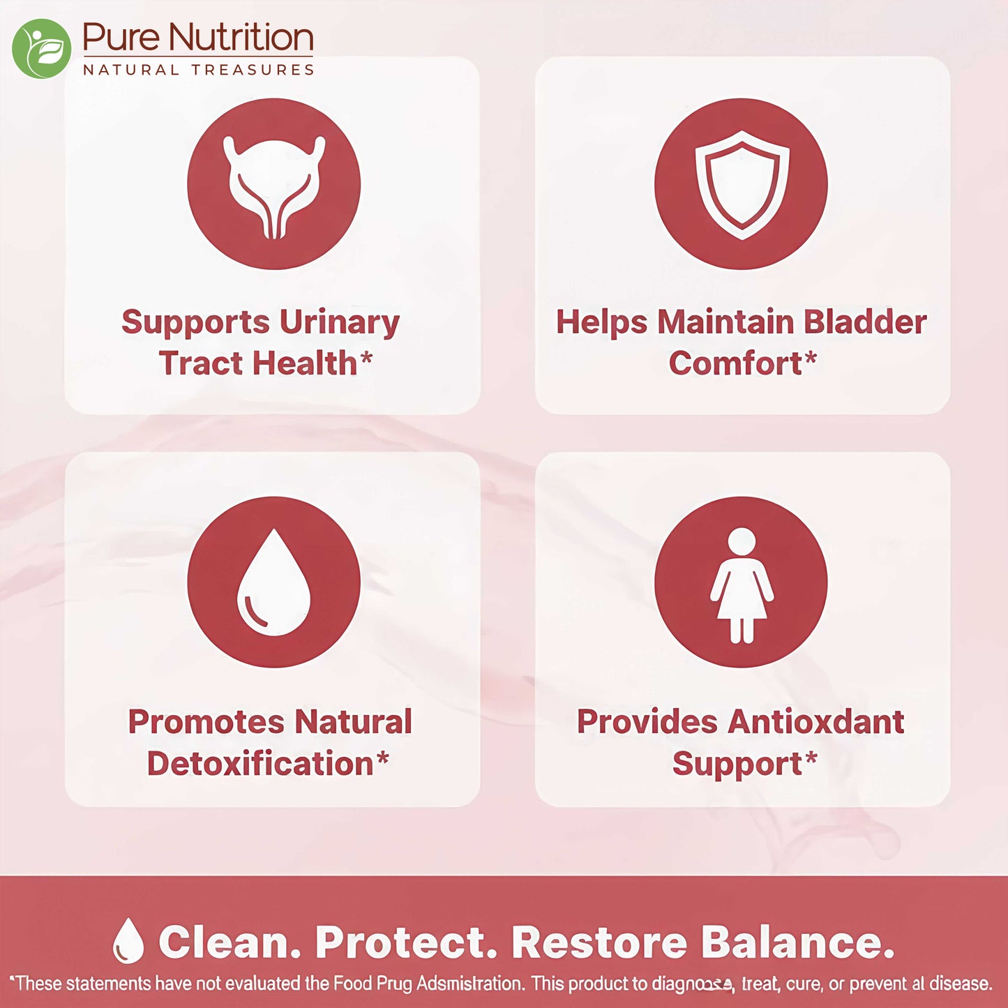 Pure Nutrition Cranberry & Probiotic Blend | 120 Veg Capsules