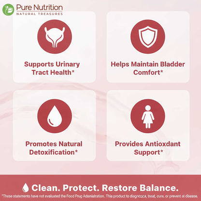 Pure Nutrition Cranberry & Probiotic Blend | 120 Veg Capsules