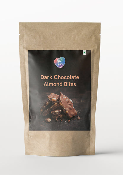 Dark Chocolate Almond Bites - NutriAura