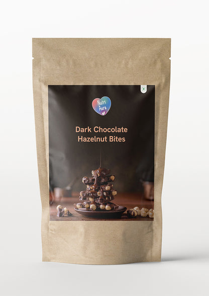 Dark Chocolate Hazelnut Bites - NutriAura