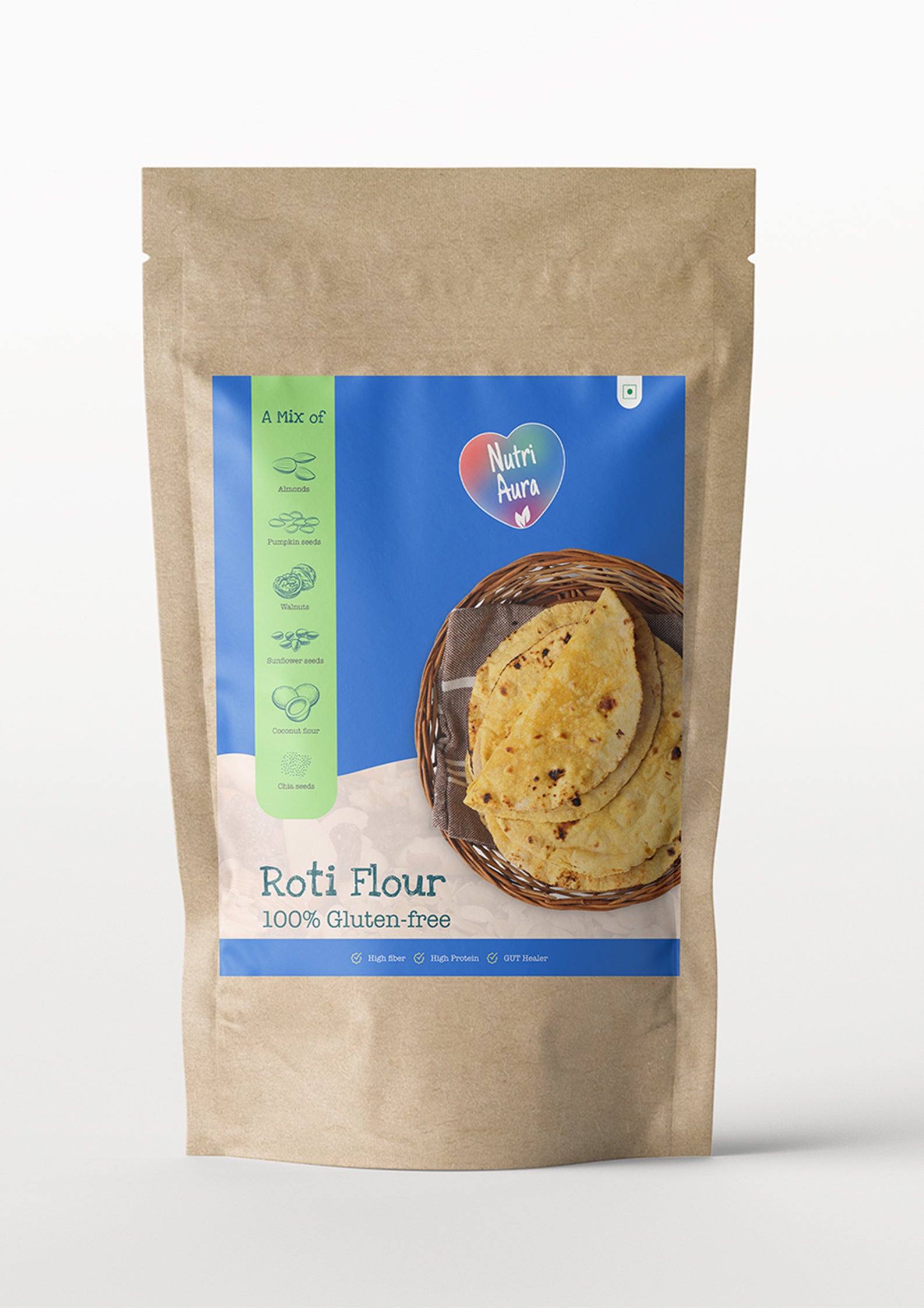 Gluten Free Roti Flour - NutriAura