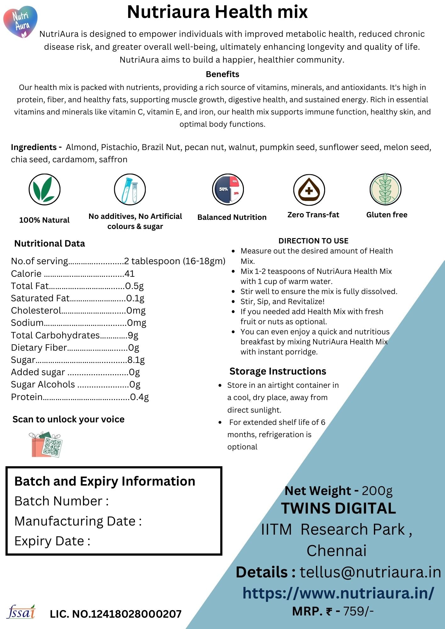 Health mix - NutriAura