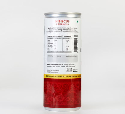 ELIX Kombucha |  4 Flavours – Sulaimani, Original, Hops, Hibiscus - 4 x 250ml Cans