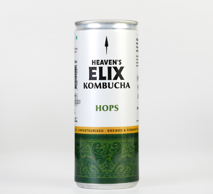 ELIX Kombucha |  4 Flavours – Sulaimani, Original, Hops, Hibiscus - 4 x 250ml Cans