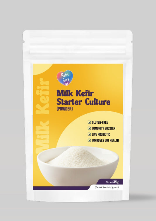 NutriAura Milk Kefir Starter Culture Powder
