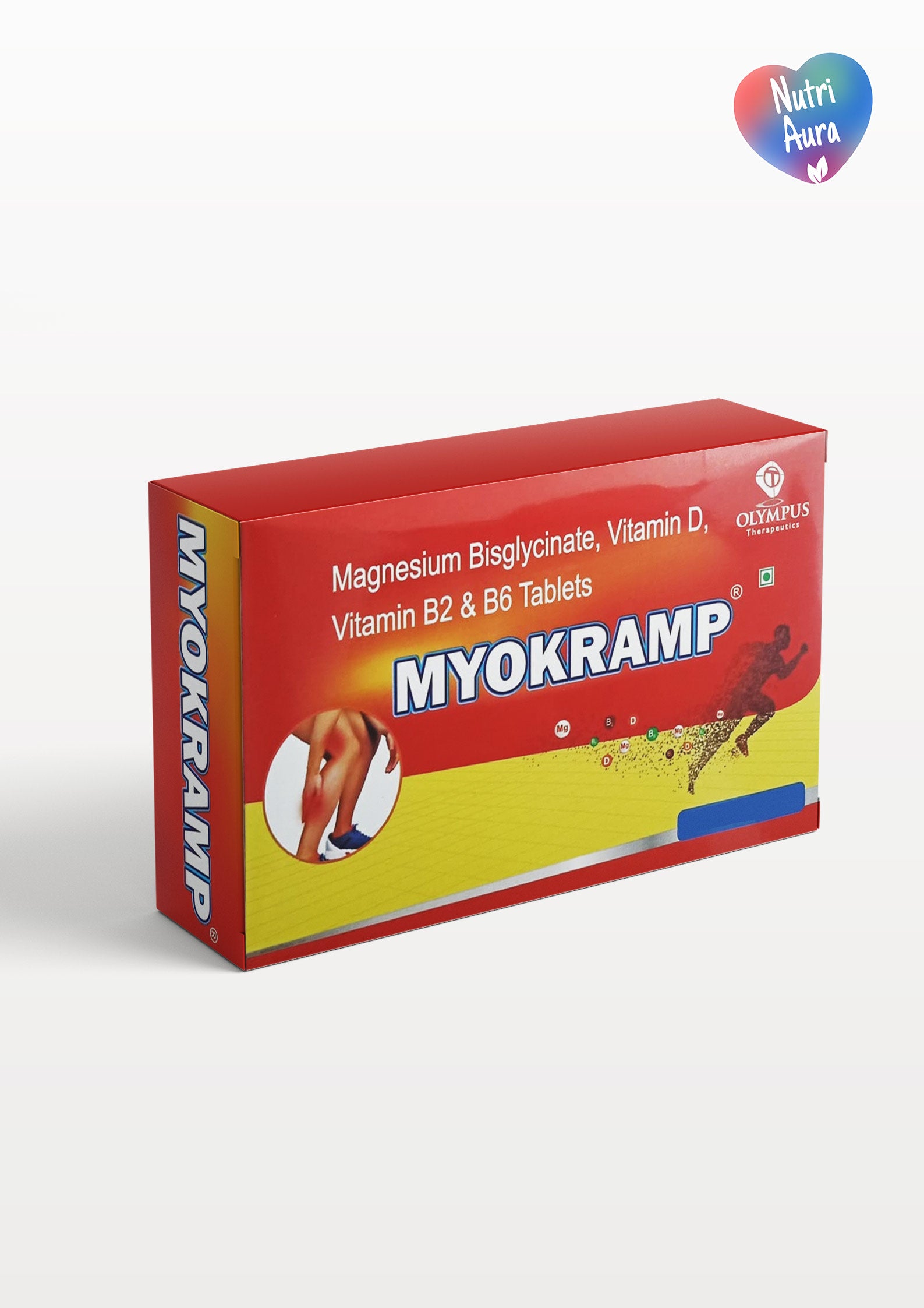 Myokramp(HSN-21069099) Tablets (30) + Bevon(HSN-30045039) Capsule (30) - NutriAura