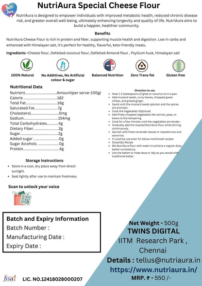 NutriAura Special Flour with Cheese - NutriAura