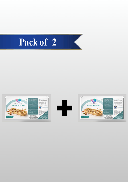 NutriAura Seeds & Nuts Tart // Pack of 2