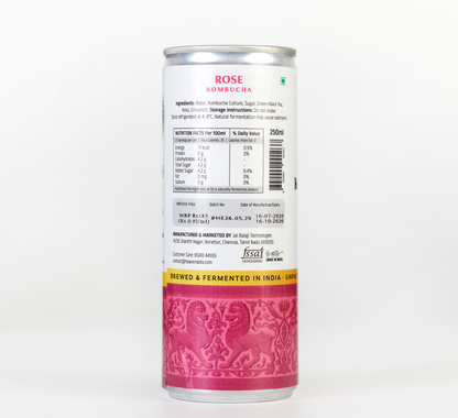 ELIX Kombucha |  4 Flavours – Sulaimani, Lavender, Rose, Original - 4 x 250ml Cans
