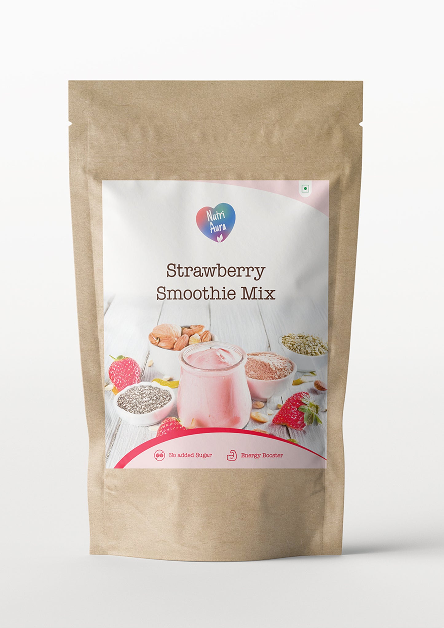 Strawberry Smoothie Mix: - NutriAura
