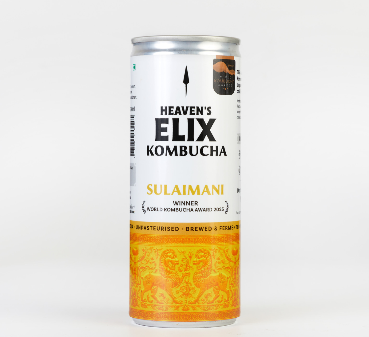 ELIX Kombucha |  4 Flavours – Sulaimani, Lavender, Rose, Original - 4 x 250ml Cans