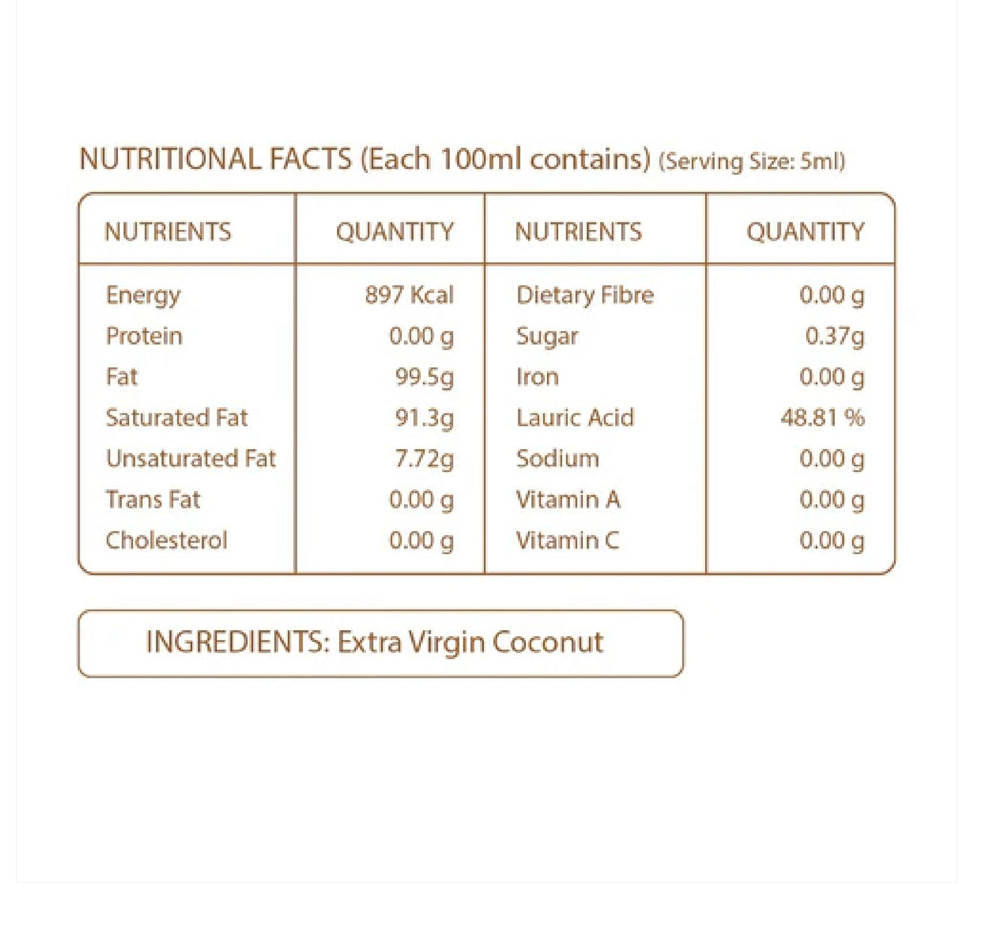 Virgin Coconut Oil 1000ml | Cold Pressed, 100% Pure & Unrefined