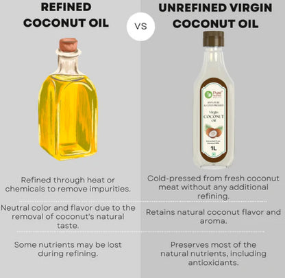 Virgin Coconut Oil 1000ml | Cold Pressed, 100% Pure & Unrefined