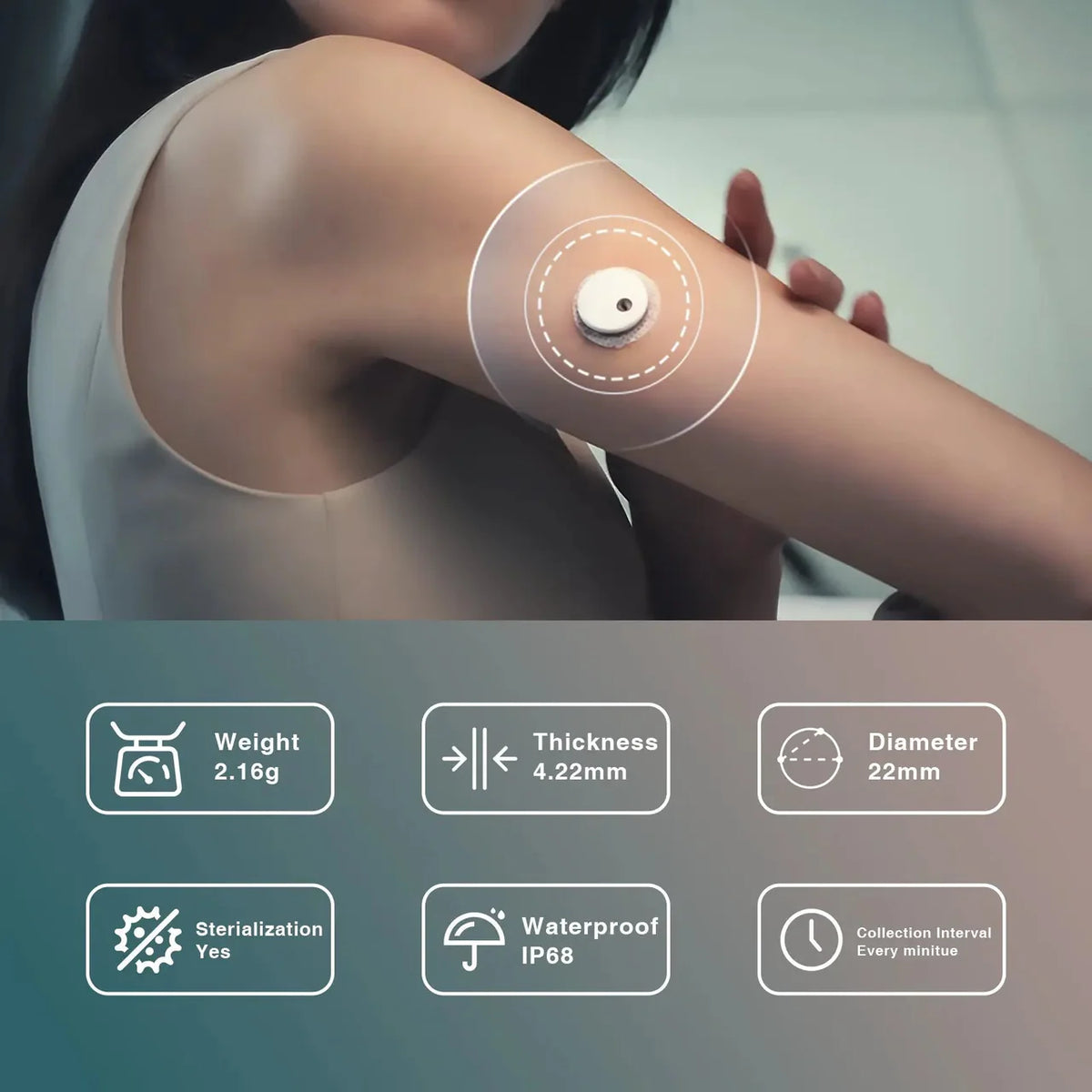 VitaTok™ CGM – AI-Powered Continuous Glucose Monitor | 15-Day Sensor ...
