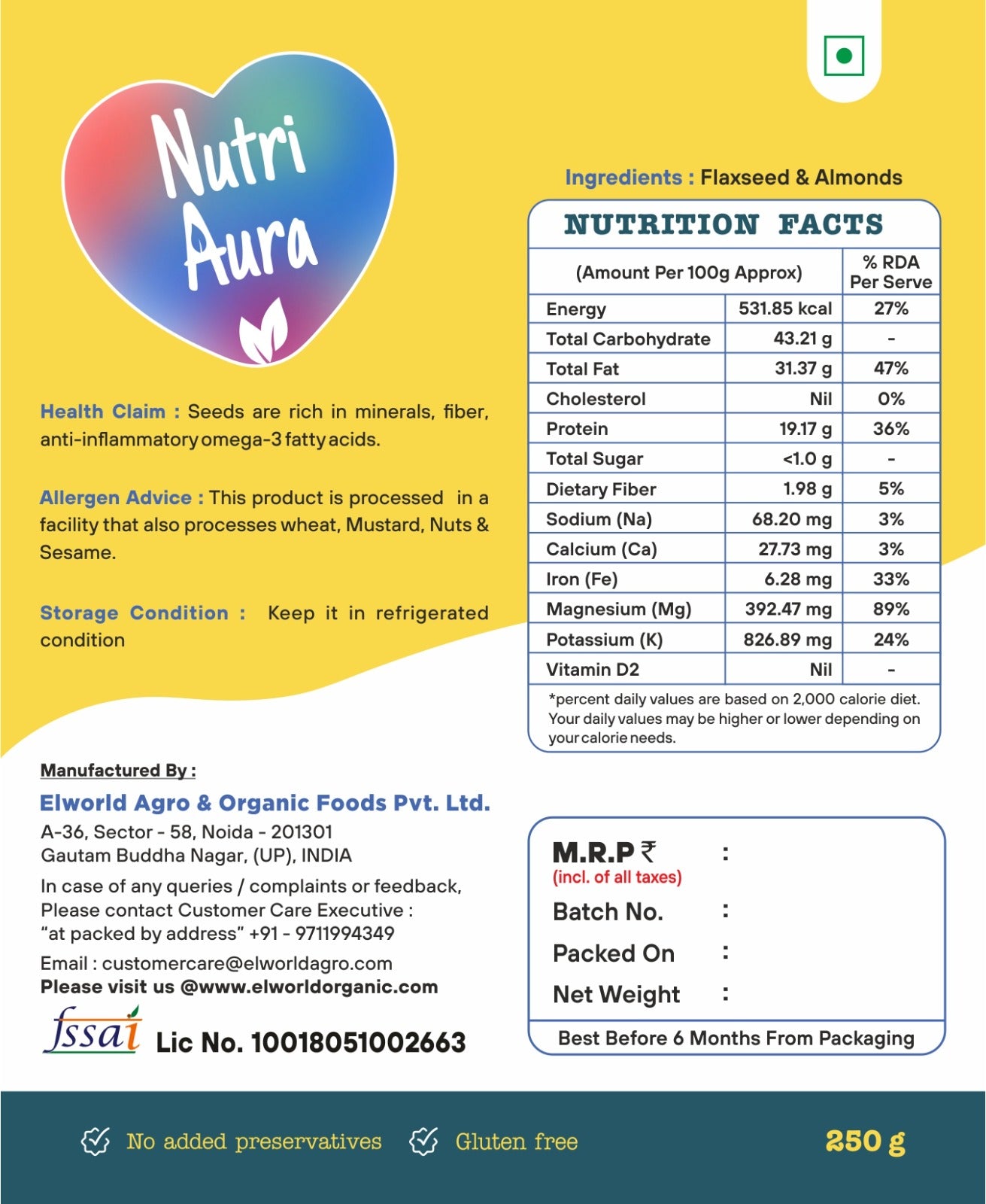NutriAura Puttu Mix - NutriAura