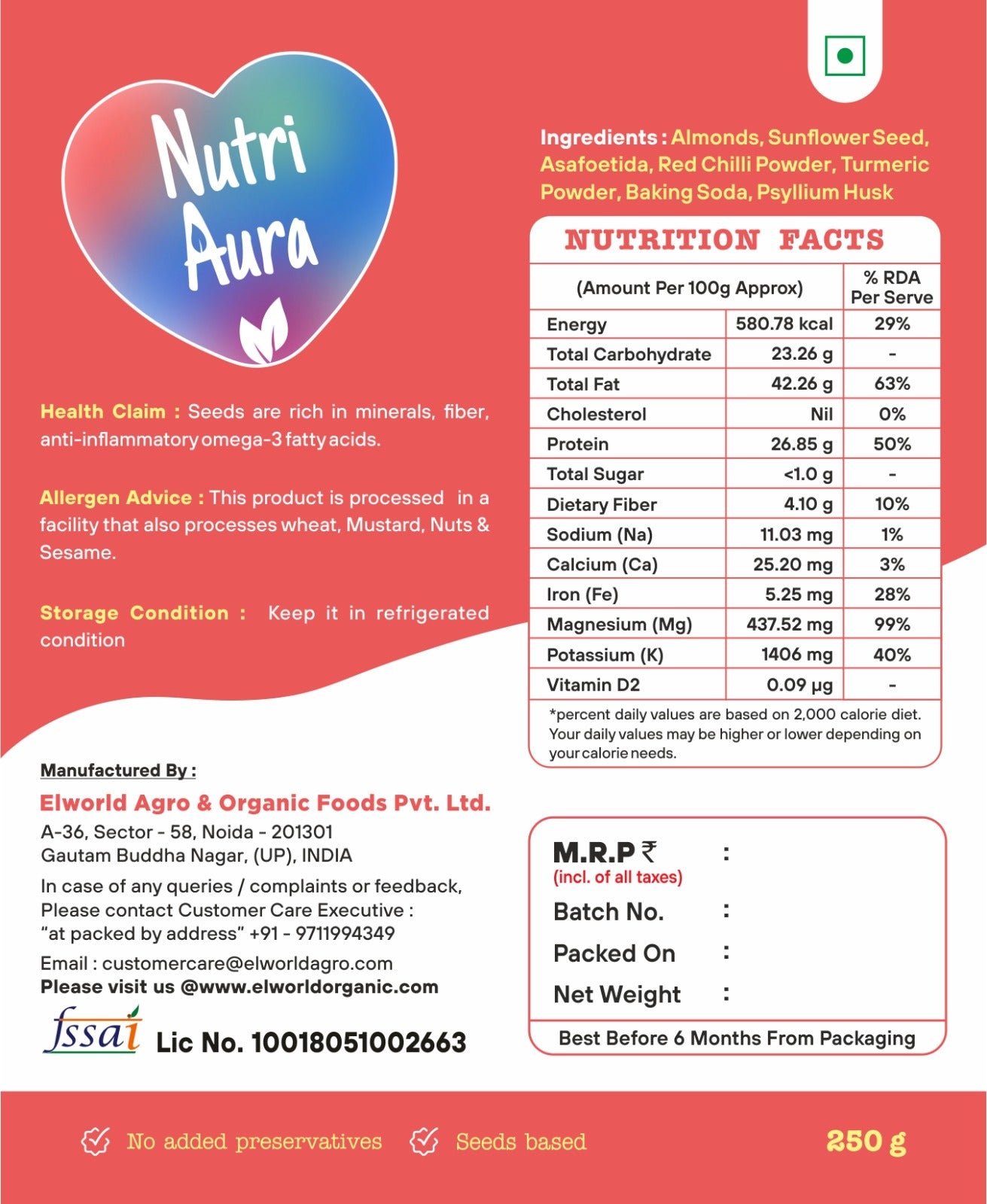 NutriAura Pakora Mix - NutriAura