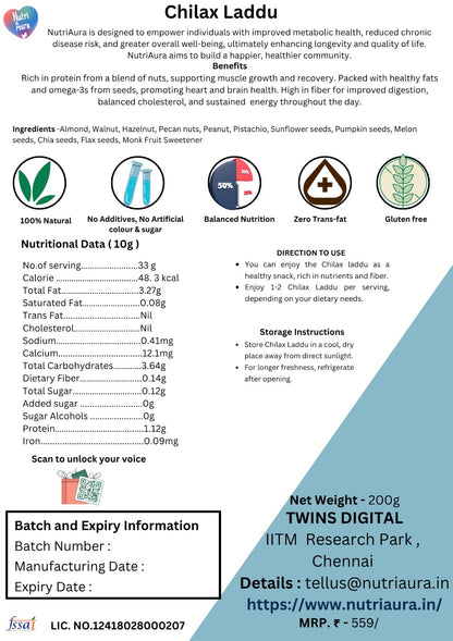 ChiLax Laddu - NutriAura