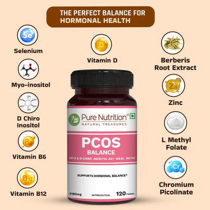 Pure Nutrition PCOS Balance | 120 Vegan Capsules