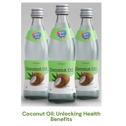 NutriAura Coconut Oil // Zero Preservatives